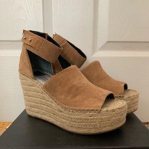 Dolce Vita Tan Espadrille Platforms